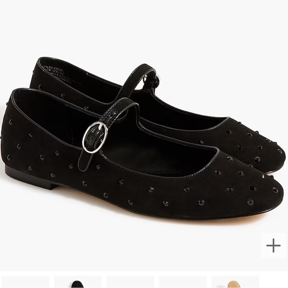 J Crew Rhinestone Mary Jane flats size 7 New
